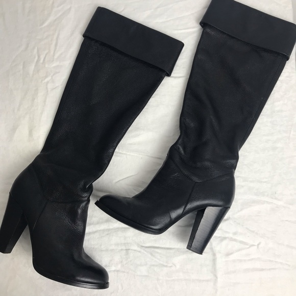 Colin Stuart Shoes - ✨HP✨Colin Stuart Pebbled Leather Knee High Boots